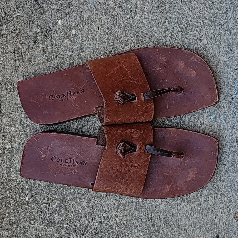 COLEHAAN COUNTRY VANTAGE THONG/SANDALS  COLEHAAN LEATHER SZ 10B